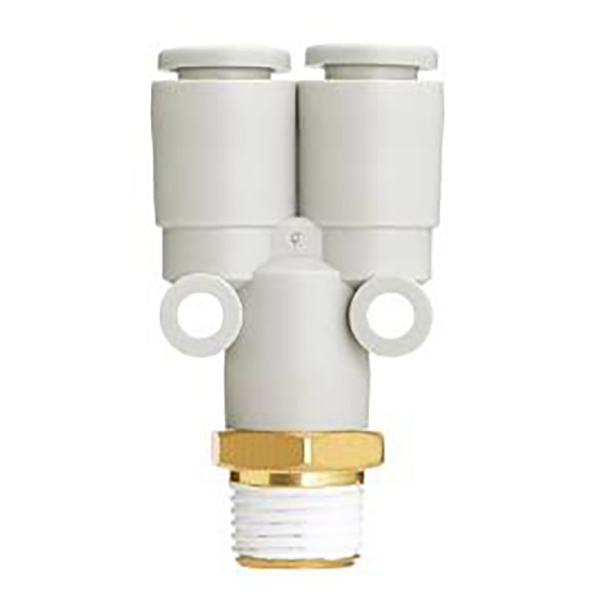 KQ2U / KQ2UD Series Y-Type Multi-Port Push-in Fittings