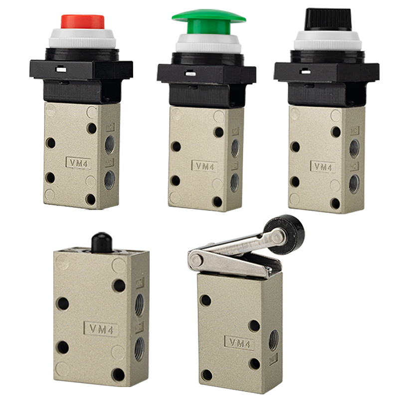 VM4 Series Medium 3-Port Poppet Mekanisk ventil
